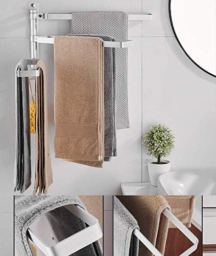 Rotating Aluminum Towel Holder