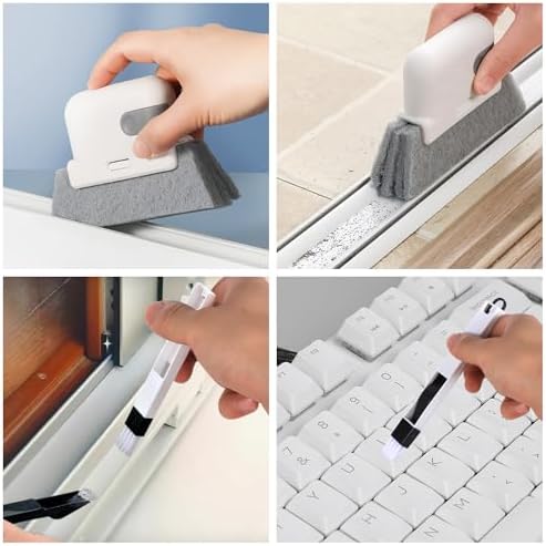 13pcs Crevice Cleaning Brush Set for Kitchen and Window Use