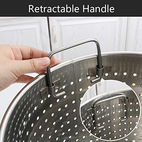 Perfect Insert stainless steel strainer basket for Stock Pot and Crawfish Boil