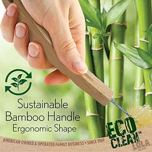 Perfect Eco-Cleaning Bamboo Bottle Brush by Lola