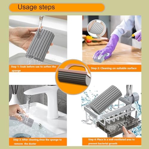 Multi-Functional Cleaning Brush Set - Wet Dry Use