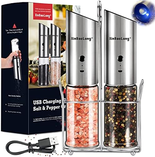 Adjustable USB Salt Pepper Grinder