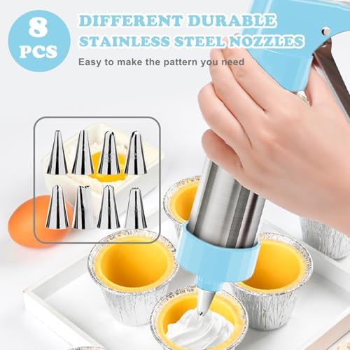 Stainless Steel Spritz Cookie Press Decorator