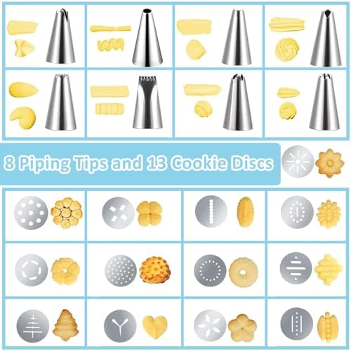 Stainless Steel Spritz Cookie Press Decorator
