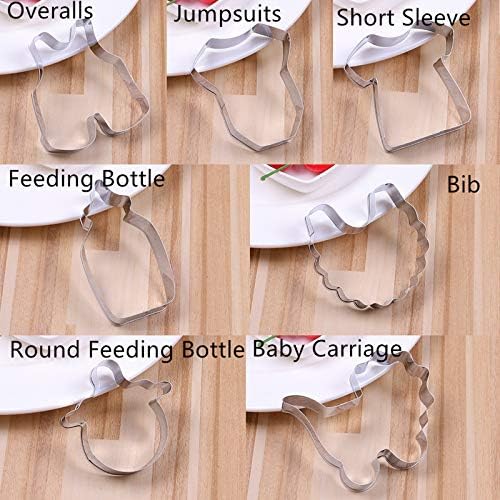 7-Piece Baby Shower Set Easy DIY Cookie Cutters for Baking Kle