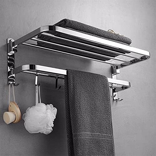 Sturdy Wall-Mounted Towel Rack for Bathroom Storage