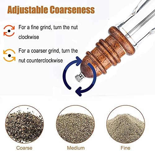 Laden Salt Pepper Grinder Set