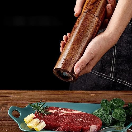 SKIHOT Wooden Salt and Pepper Grinder Set 2PC