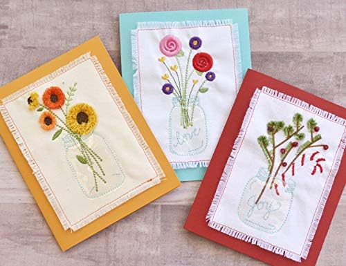 Kimberbell Fun with Fringe Jars of Seasonal Flowers