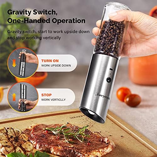 USB Rechargeable Electric Salt and Pepper Grinder - Best Features Youll Love