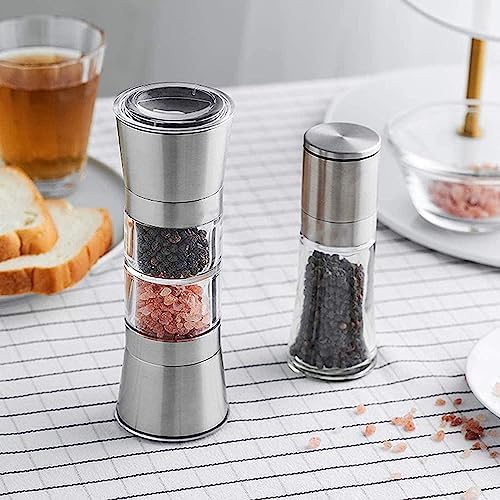 Stainless Steel Salt Pepper Shaker Rainless Steel Design