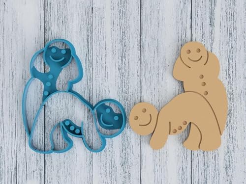 Cartoon Doggy Cookie Cutter - Naughty Details