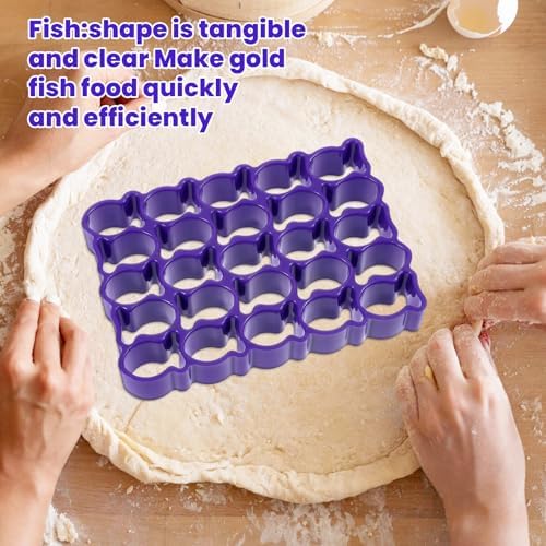 Perfect Durable 25-Cavity GoldFish Cookie Cutter for Easy Baking
