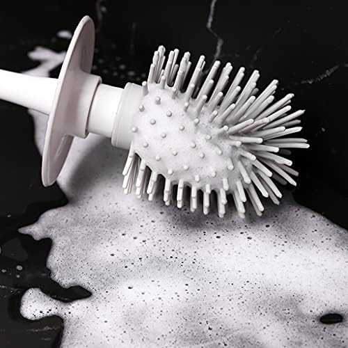 Feiyiyang Toilet Brush Holder 360 Clean Brush Set