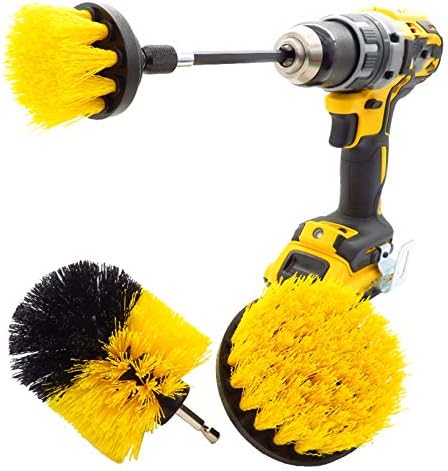 4-Pack Drill Brush Set - All-Purpose Cleaning Kit for Home Kitchen