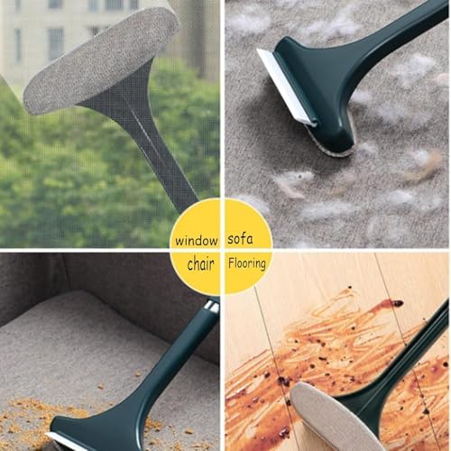 2 in 1 Window Mesh Cleaner Brush for Safe Surface Cleaning