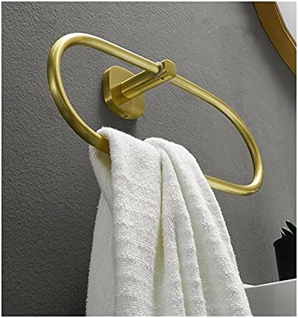 Brushed Gold Towel Rack for Bathroom and Kitchen