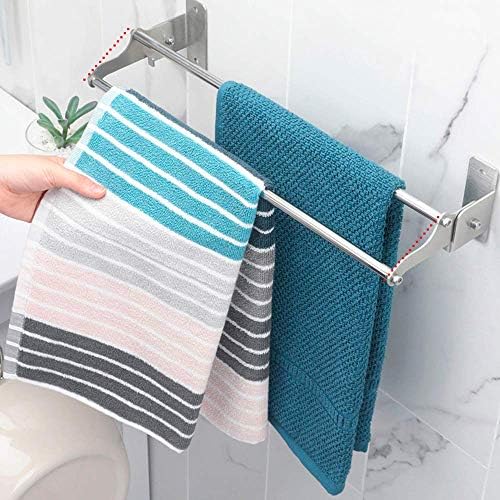Stainless Steel Towel Rack with Double Towel Bar Organize Your Wash Effortlessly