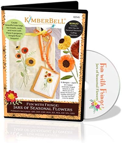 Kimberbell Fun with Fringe Jars of Seasonal Flowers