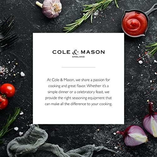 Tasteful Precision Salt Pepper Mill Set by Cole Mason