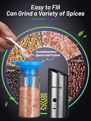 Adjustable USB Salt Pepper Grinder