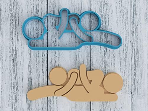 4 Inch Cookie Cutter Blue Easy Release Non-Stick 5mm Thickness