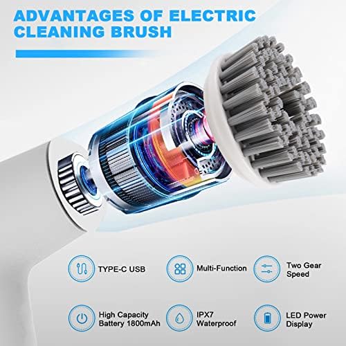 Electric Spin Scrubber Cordless