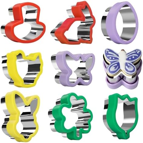 Durable 8-Piece Cookie Cutters Set