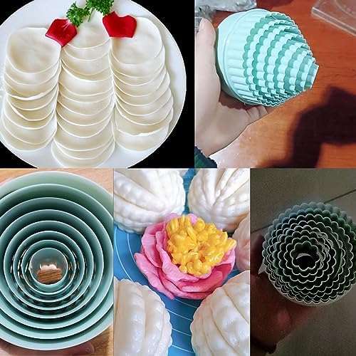 NentMent 8-Piece Round Cookie Cutters