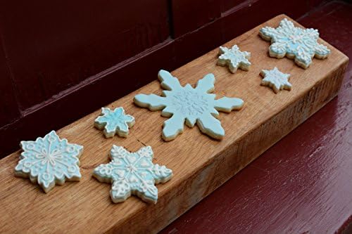 RM International Snowflake Cookie Cutters Assorted Sizes Blue