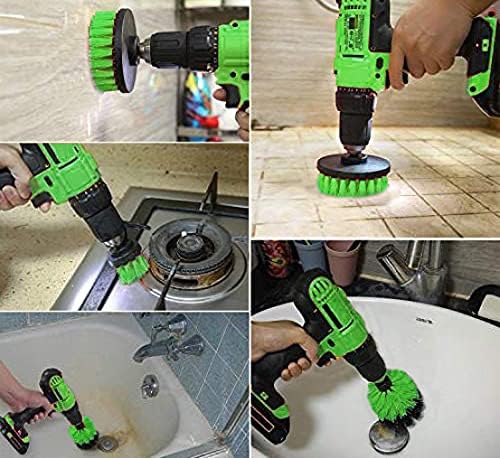 All-Purpose Power Scrubber Cleaning Set Drill Brush Set Attachment Kit of 3
