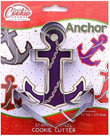Ship Anchor Cookie Cutter Premium Food Grade Stainless Steel Entertainment Grade