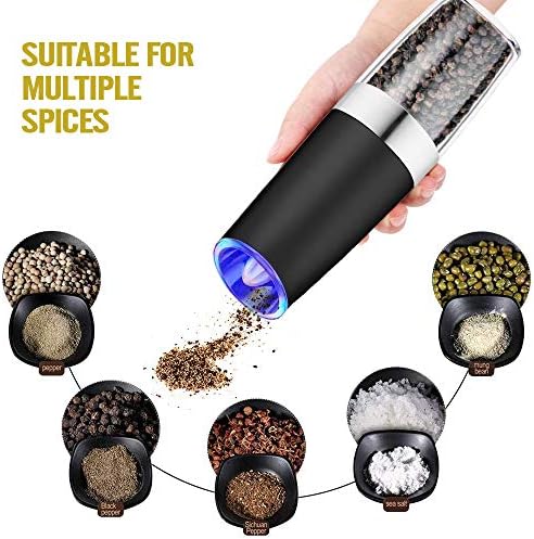 AVNICUD Electric Salt and Pepper Grinder Set