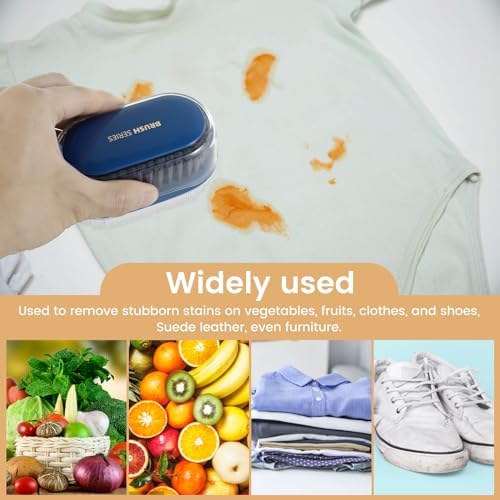 4-Piece Vegetable Brush Set for Kitchen Cleaning with Soft Hard Bristles