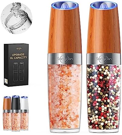 Chargeable XL Electric Salt Pepper Mill Set