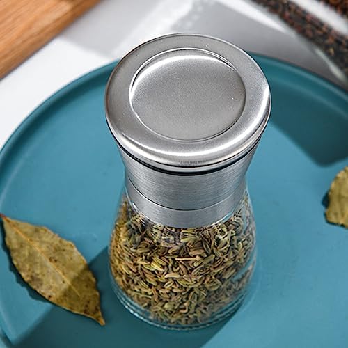 Stainless Steel Salt Pepper Grinder Set 2-Pack