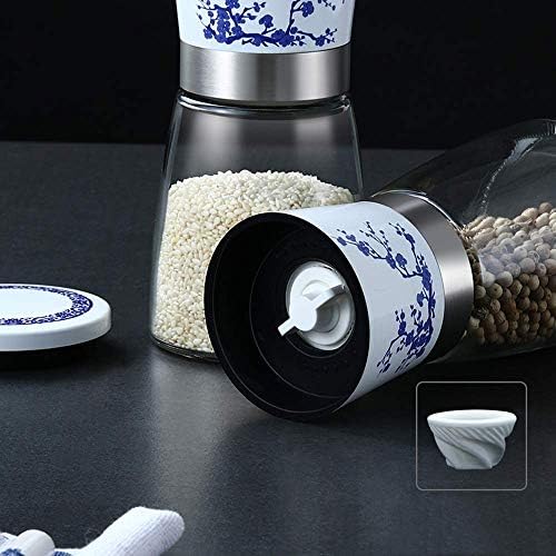SDNeNest Salt and Pepper Grinder Set Precision Grading Aesthetic Design for Kitchen