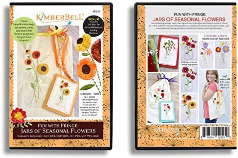 Kimberbell Fun with Fringe Jars of Seasonal Flowers