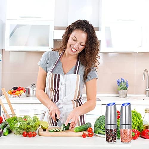 Adjustable Electric Salt and Pepper grinder with LED light