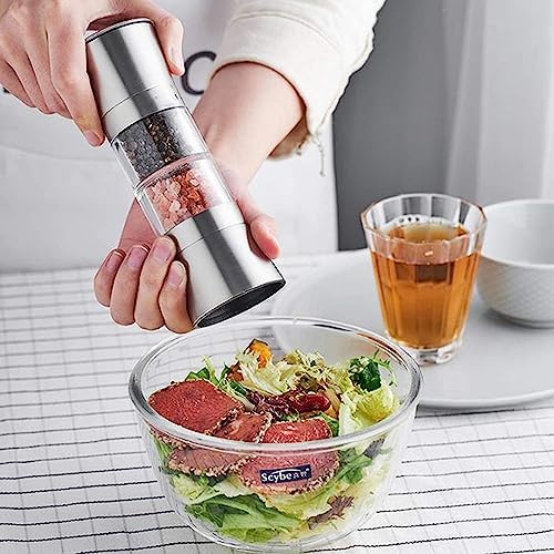 Stainless Steel Salt Pepper Shaker Rainless Steel Design