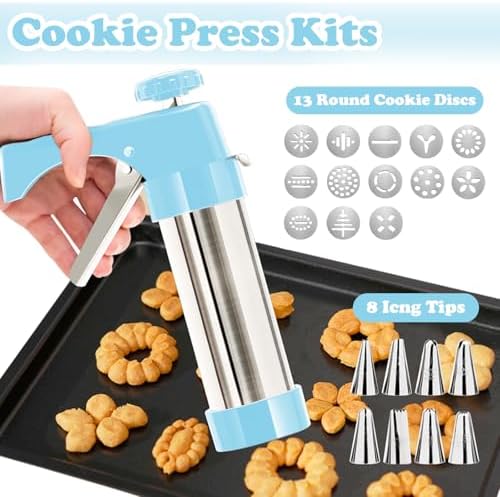 Stainless Steel Spritz Cookie Press Decorator