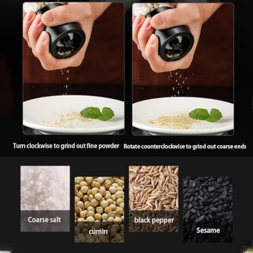 JCAKES Professional Pepper Grinder Set