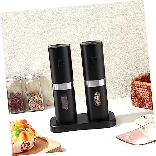 Automatic Pepper Salt Grinder Set with Stainless Steel Ball