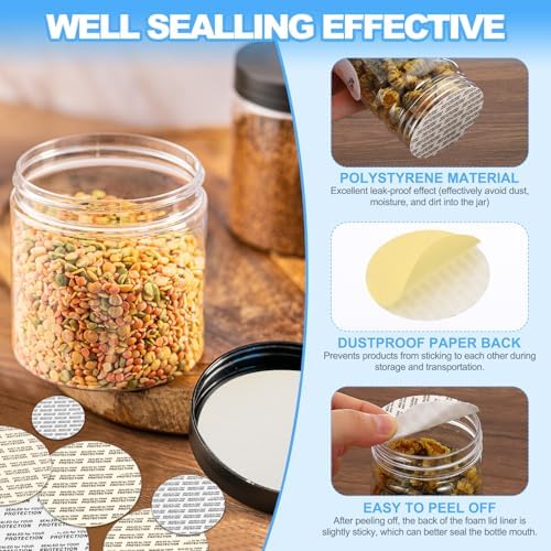 PATIKIL 89mm Sealed Closure Preserve Freshness
