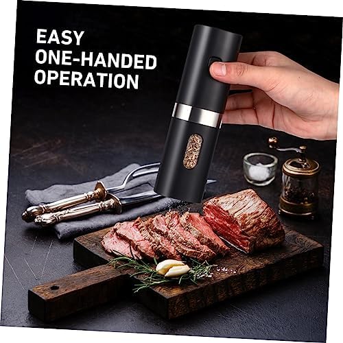 Electric Salt Pepper Mill with Adjustable Coarseness for Home Use