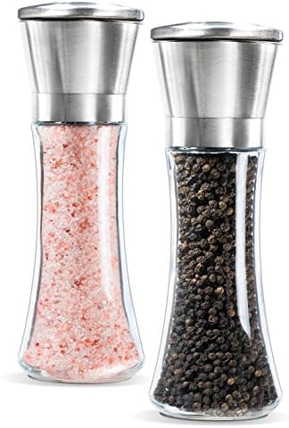 Precise Portable Salt and Pepper Grinder Set for Home Use