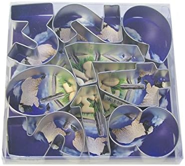 RM 3-Inch Numeric Cookie Cutters 9-Piece Set