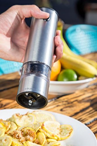 Cole Mason Battersea Electronic Salt Pepper Mill - 10 Words