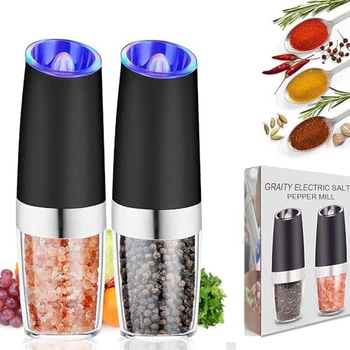 AVNICUD Electric Salt and Pepper Grinder Set