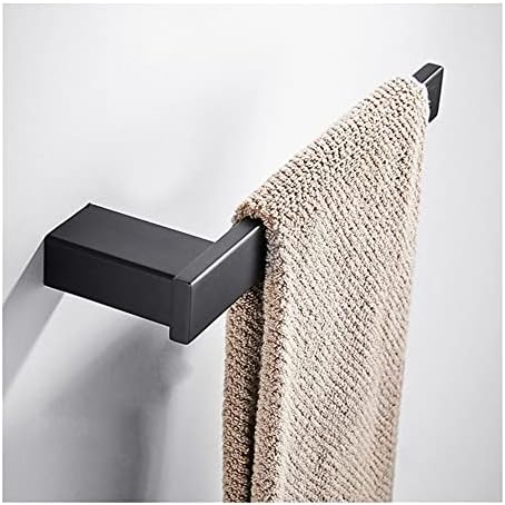 Modern Bathroom Towel Rail GoldBlack Stainless Steel Wall-Mounted Long-Lasting